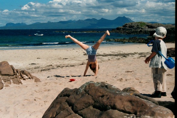 007_4a Emily and Will, somewhere in Wester Ross, 2003