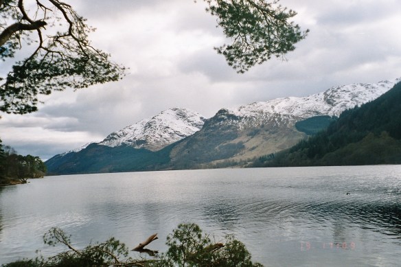 Snow above Loch Eck, Argyll