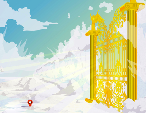 6h7jn9b4 Option 1- lots of soft clouds, harps and gold- HEAVEN