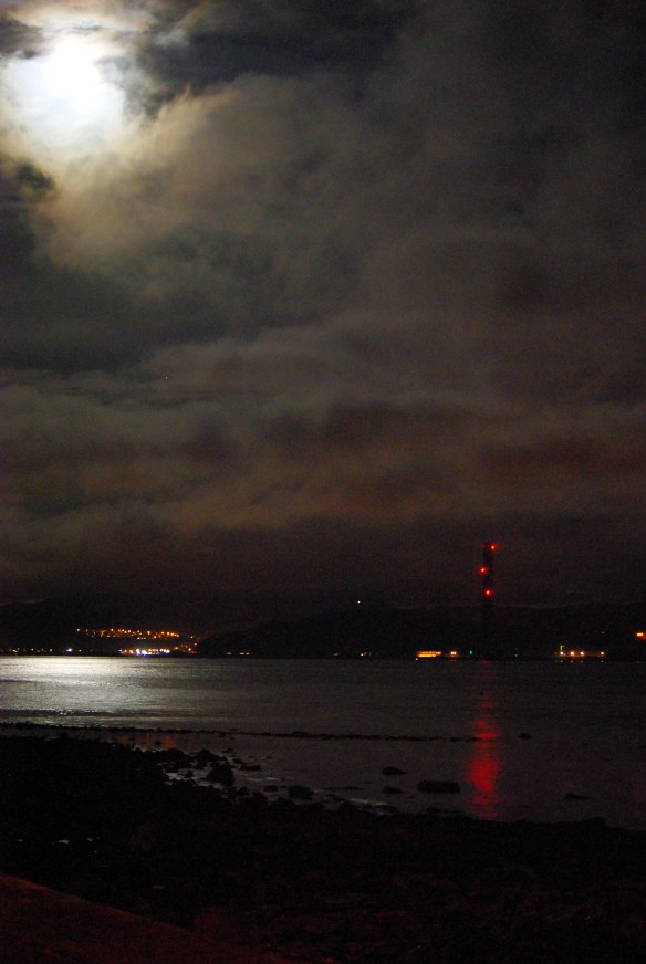 firth of clyde, night time