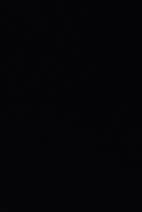 Starlight, dark night 30sec exposure