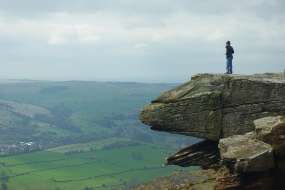 Small boy, Froggatt Edge