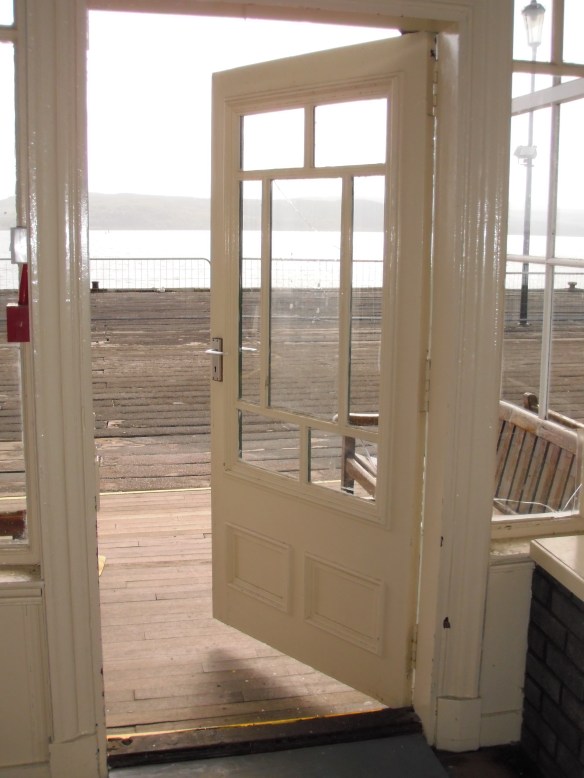 Out of the front door, Dunoon pier