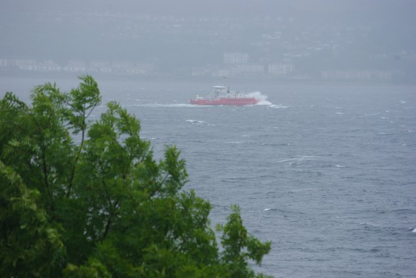 Summer storm on the clyde