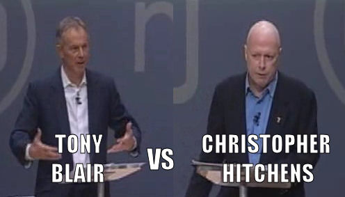 Tony Blair vs Christopher Hitchens