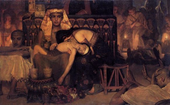 death of the first born, Lawrence alma-tadema