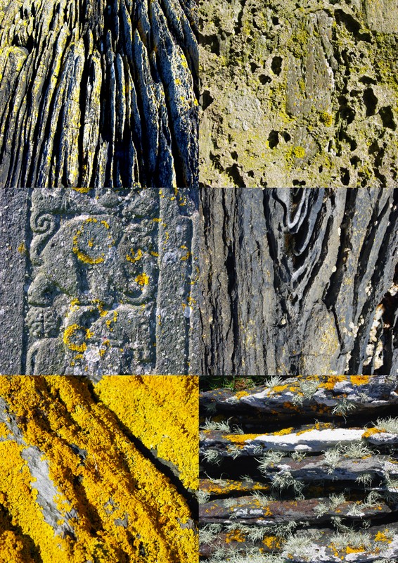 Textures, McCormaig Isles, collage