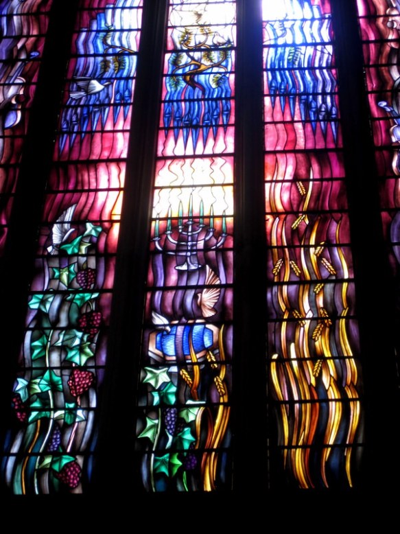 New stained glass window