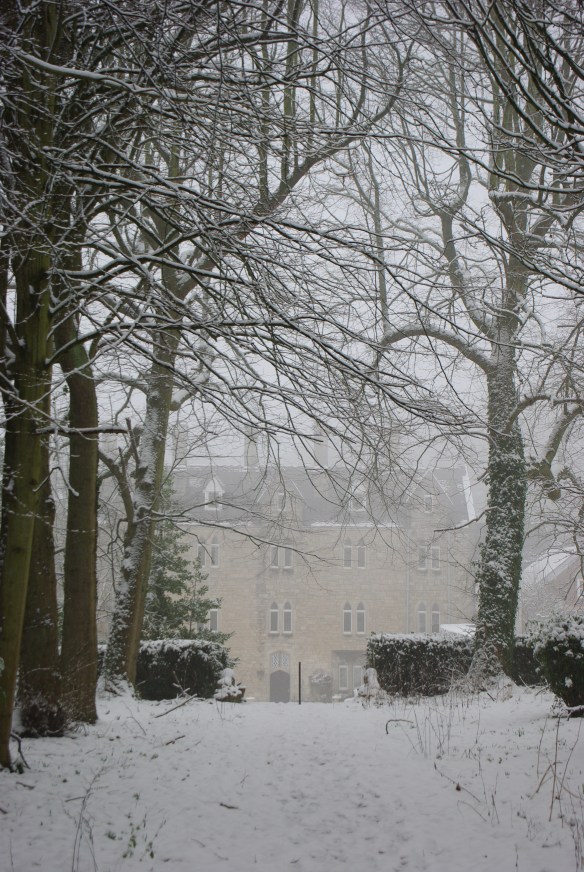 st beauno's in the snow