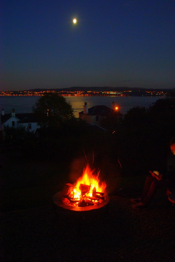 fire, moon, the clyde