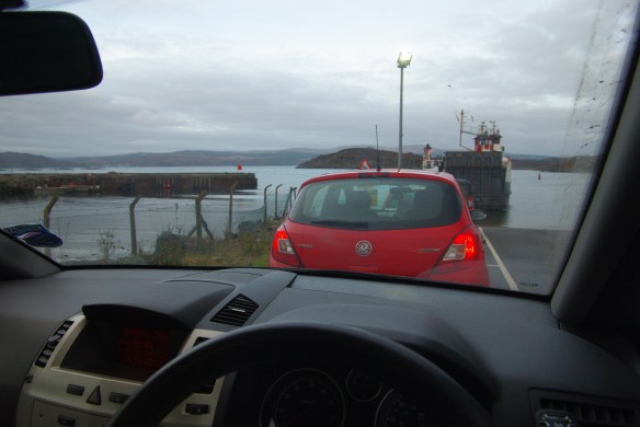 waiting for ferry, portavadie