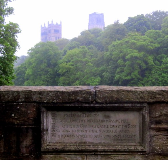 Inscription, bridge, durham