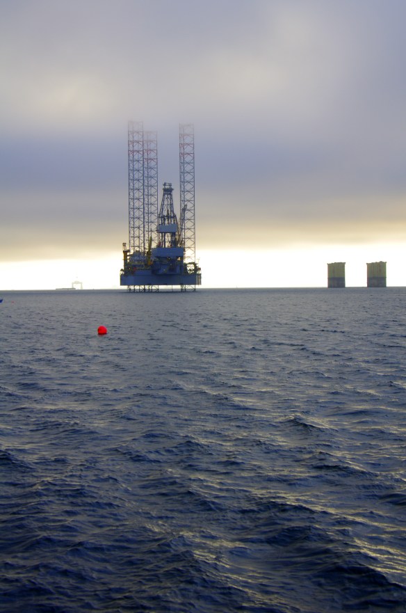 OIl rigs, Cromarty firth