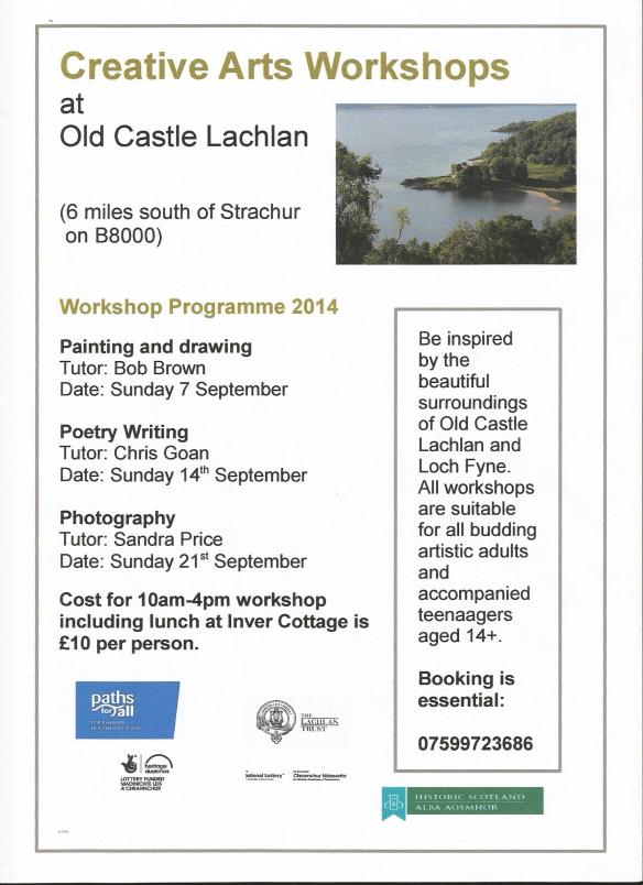 creative workshops poster