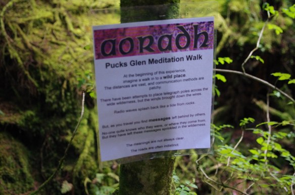 Aoradh meditation walk, start